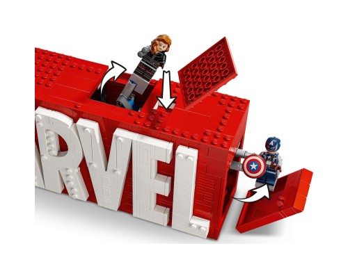 Конструктор LEGO Super Heroes Логотип і мініфігурки MARVEL (76313)