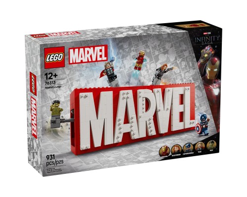 Конструктор LEGO Super Heroes Логотип і мініфігурки MARVEL (76313)
