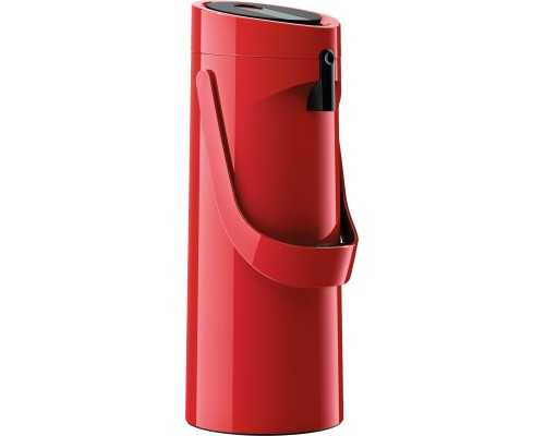 Термос Tefal Ponza Pump, 1.9л, пластик, скло, червоний (K3140314)