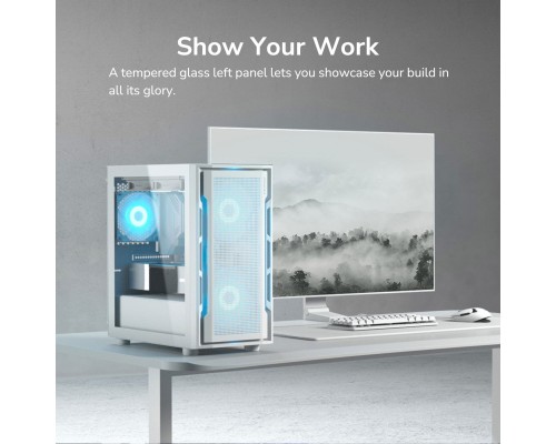 Корпус Cougar UNIFACE MINI RGB Black (UNIFACE MINI RGB White)