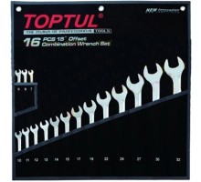 Ключ Toptul ріжково-накидний 16 шт. 7-32 Hi-Performance (GPAX1601)
