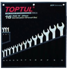Ключ Toptul ріжково-накидний 16 шт. 7-32 Hi-Performance (GPAX1601)