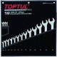Ключ Toptul ріжково-накидний 16 шт. 7-32 Hi-Performance (GPAX1601)