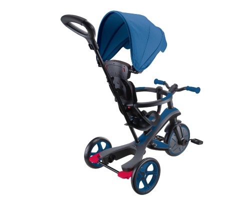 Дитячий велосипед Globber Explorer Trike 4 в 1, синій (634-100)