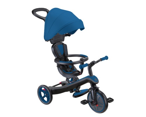 Дитячий велосипед Globber Explorer Trike 4 в 1, синій (634-100)