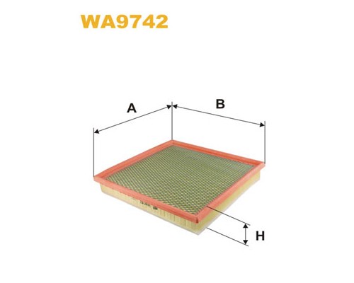 Повітряний фільтр для автомобіля Wixfiltron WA9742