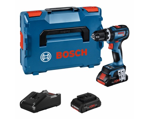 Шуруповерт Bosch GSB 18V-90 C 18В 2х4Агод 3664Нм 0-6300-2100обхв 1.2кг (0.601.9K6.104)