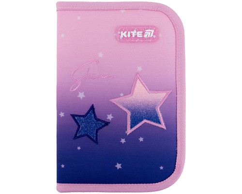 Пенал Kite 622 Sparkling, 1 відділення, 2 відвороти (K25-622-1)