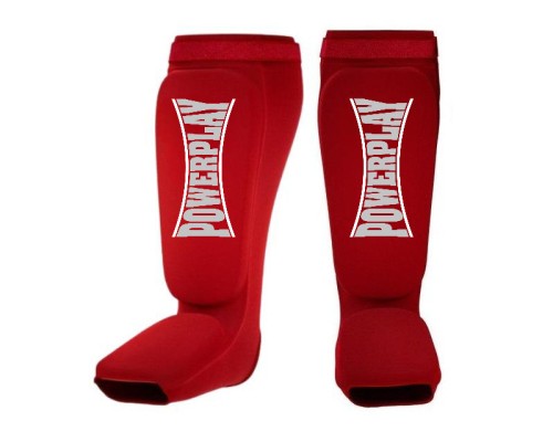 Захист гомілки і стопи PowerPlay 3054 Classic Shin Червоні S (PP_3054_S_Red)