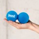 Масажний м'яч PowerPlay PP-4355 Silicone Lacrosse Peanut Ball (6.3х12.6см) Синій (PP-4355_Blue)