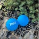 Масажний м'яч PowerPlay PP-4355 Silicone Lacrosse Peanut Ball (6.3х12.6см) Синій (PP-4355_Blue)