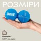 Масажний м'яч PowerPlay PP-4355 Silicone Lacrosse Peanut Ball (6.3х12.6см) Синій (PP-4355_Blue)