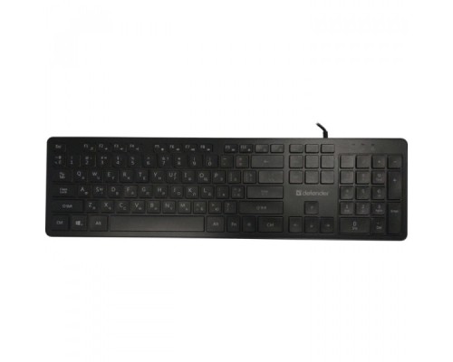 Клавіатура Defender Balance LQ LED USB UA Black (450790)