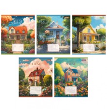 Зошит 1 вересня House colorful А5 24 аркушів клітинка (767003)