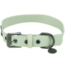 Нашийник для тварин Trixie CityStyle ПВХ XS–S 25–32 см 20 мм світло-сірий (4053032680654)