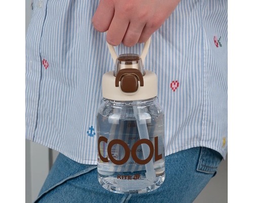 Поїльник-непроливайка Kite 700 мл, біло-коричнева (K25-1217-1)