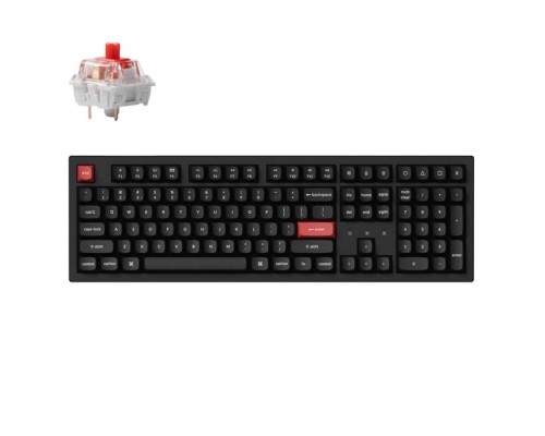 Клавіатура Keychron K10 PRO K pro Red RGB Wireless/Bluetooth/USB-А UA Black (K10P-B1-UA)