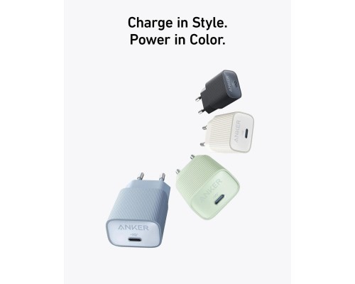 Зарядний пристрій Anker PowerPort 511 Nano IV 30W USB-C White (A2337G21)