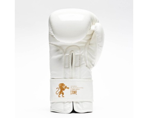 Боксерські рукавички Leone GN059W White/Gold 16 унцій (GN059W_White_16oz)