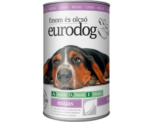 Консерви для собак EuroDog Liver 415 г (5999886848071)