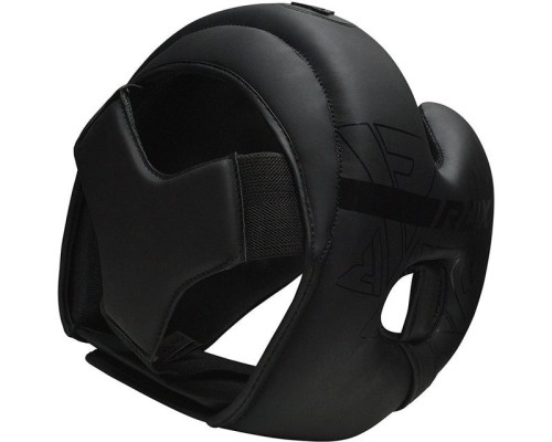 Боксерський шолом RDX F6 Kara Matte Black M (HGR-F6MB-M)