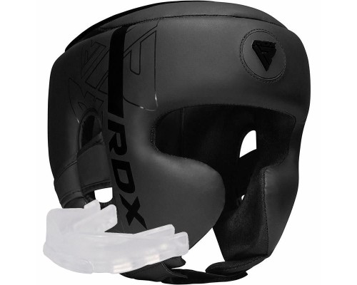 Боксерський шолом RDX F6 Kara Matte Black M (HGR-F6MB-M)