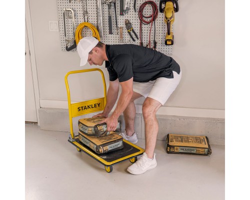 Візок вантажний Stanley платформний, антиковзна поверхня, платформа 73,5x47см, до 150кг (SXWT-PC527)