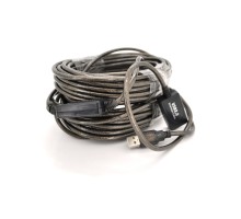 Дата кабель USB 2.0 AM/AF 20.0m active transparent Voltronic (YT-AECWC AM/AF-20.0m)