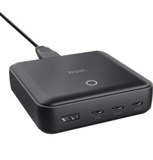 Зарядний пристрій Trust 3xUSB-C + USB-A 100W PD black (25242_TRUST)