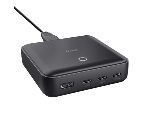 Зарядний пристрій Trust 3xUSB-C + USB-A 100W PD black (25242_TRUST)