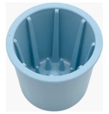 Універсальний посуд для тварин Fiboo Snack Fibeek стакан для повільного злизування ласощів та їжі, синій (FIB0238)