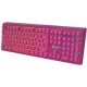 Клавіатура Canyon Fortnax Bluetooth/Wireless/ USB UA Pink (CND-SKBW2)