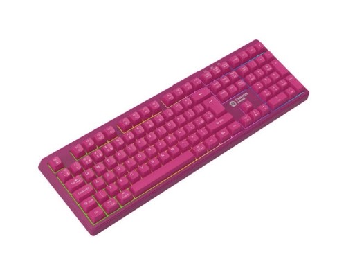 Клавіатура Canyon Fortnax Bluetooth/Wireless/ USB UA Pink (CND-SKBW2)