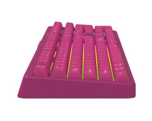 Клавіатура Canyon Fortnax Bluetooth/Wireless/ USB UA Pink (CND-SKBW2)