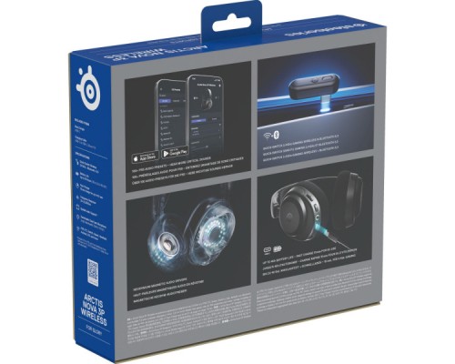 Навушники SteelSeries Arctis Nova 3P Wireless MultiPlatform Black (61686)