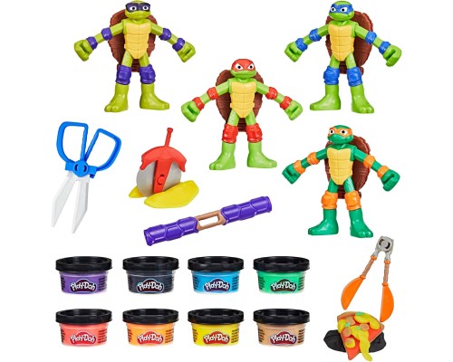 Набір для творчості Hasbro Play-Doh Черепашки-ніндзя Ковабунга (G0556)