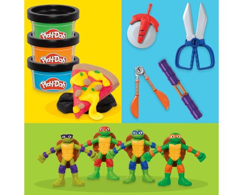 Набір для творчості Hasbro Play-Doh Черепашки-ніндзя Ковабунга (G0556)