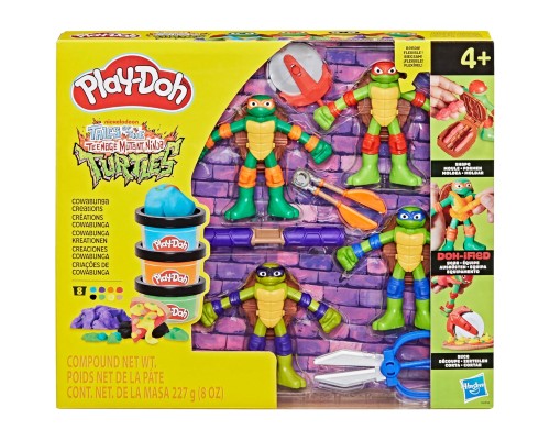 Набір для творчості Hasbro Play-Doh Черепашки-ніндзя Ковабунга (G0556)