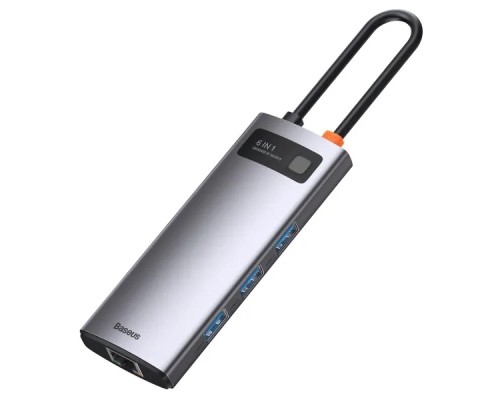 Концентратор Baseus USB-C 6-in-1 (CAHUB-CW0G)