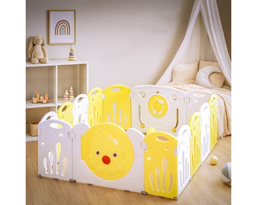 Дитячий манеж Mealux Kraken Yellow (KD-C121 Yellow)