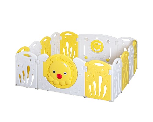 Дитячий манеж Mealux Kraken Yellow (KD-C121 Yellow)