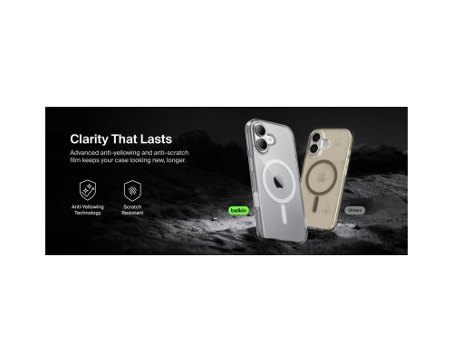 Чохол до мобільного телефона Belkin Magnetic Protective Clear iPhone 17 (MSA030HQCL)