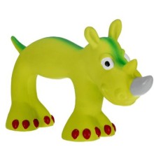 Іграшка для собак MISOKO&CO Носоріг зелений 23 см (BEIRJ01770)