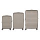 Набір валіз 2E Aero (L+M+S), сіро-коричневі (2E-SPP-AERO-SET3-TP)