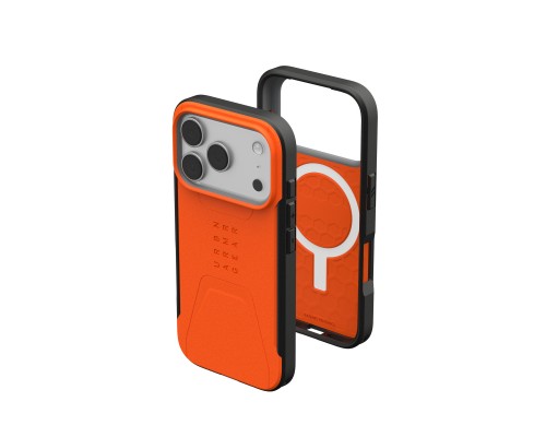 Чохол до мобільного телефона UAG Civilian MagSafe iPhone 17 Pro Orange (114545119797)