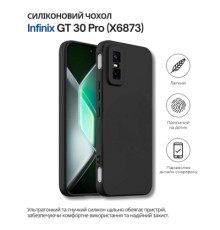 Чохол до мобільного телефона BeCover Silicone Infinix GT 30 Pro (X6873) Black (714666)