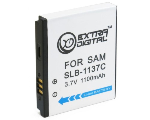 Акумулятор до фото/відео Extradigital Samsung SLB-1137C, Li-ion, 1100 mAh (DV00DV1326) 