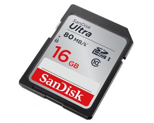 Карта пам'яті SanDisk 16GB SDHC Ultra Class 10 UHS (SDSDUNC-016G-GN6IN)