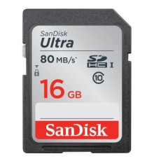 Карта пам'яті SanDisk 16GB SDHC Ultra Class 10 UHS (SDSDUNC-016G-GN6IN)