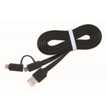Дата кабель USB 2.0 AM to Lightning + Micro 5P 1.0m Cablexpert (CC-USB2-AMLM2-1M)